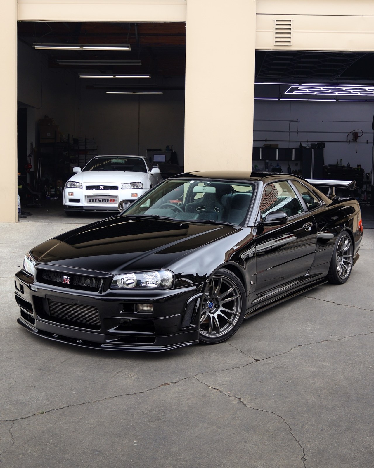 Black Nissan Skyline GT-R at 68 Auto Film in Milpitas